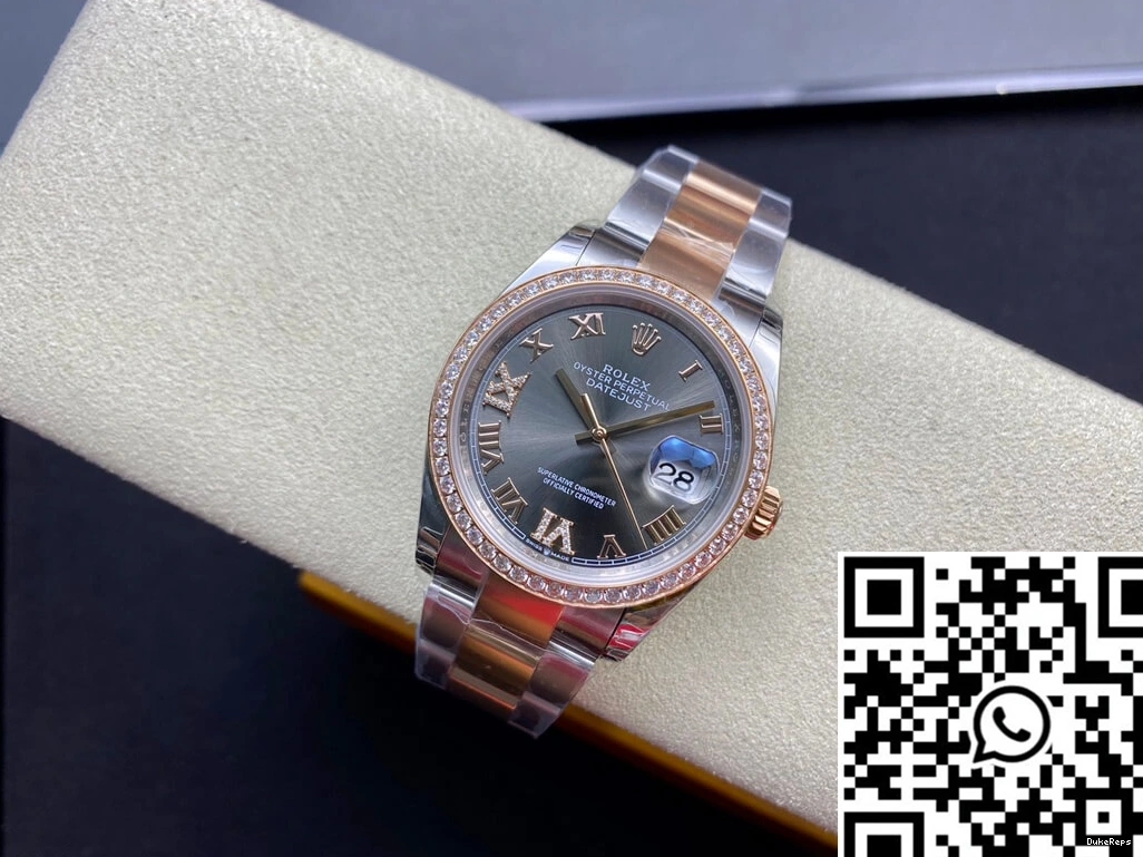 Factory EW M126281RBR-0012 Diamond-set Bezel Datejust Rolex 0407